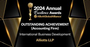 Alliott Global Alliance award for outstanding achievement in international development